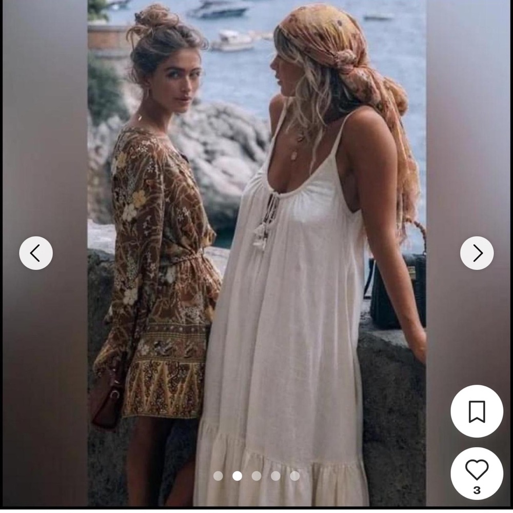 Spell and the gypsy Bella cream midi Dress